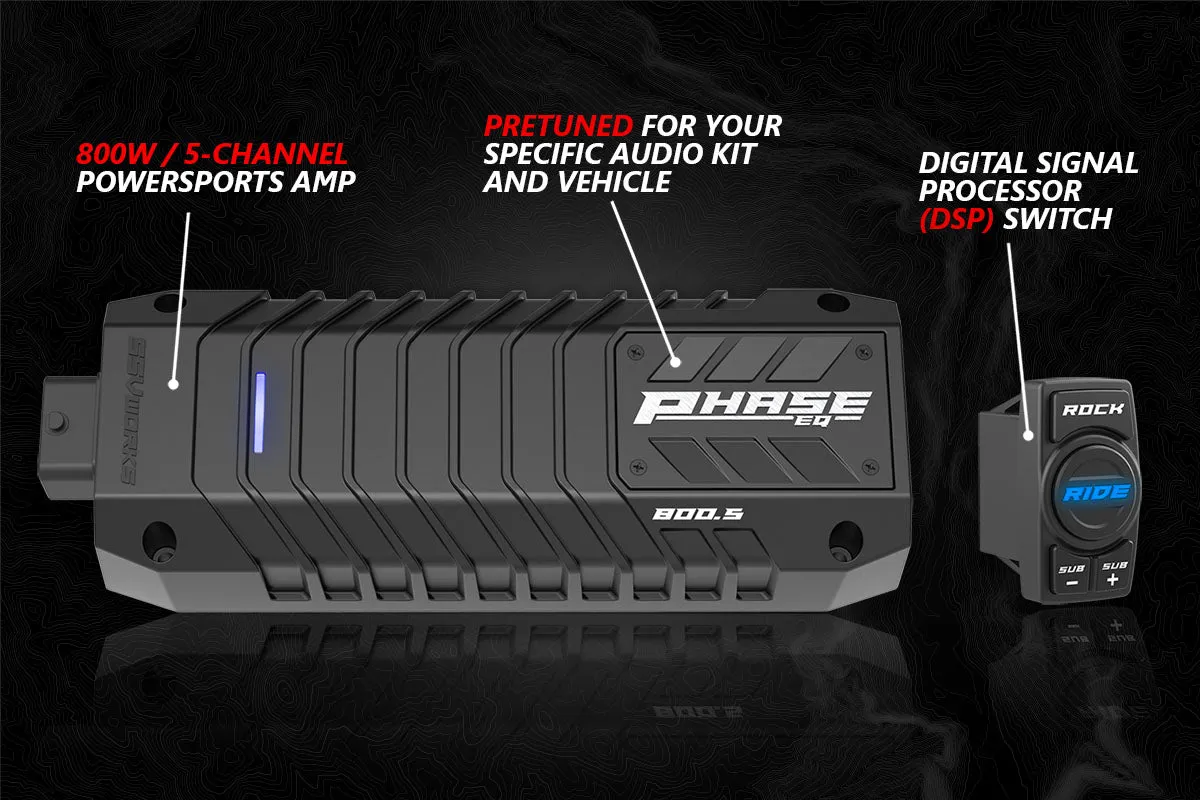 2014-2023 Polaris RZR V-Spec 3-Speaker Plug-&-Play Kit for Ride Command