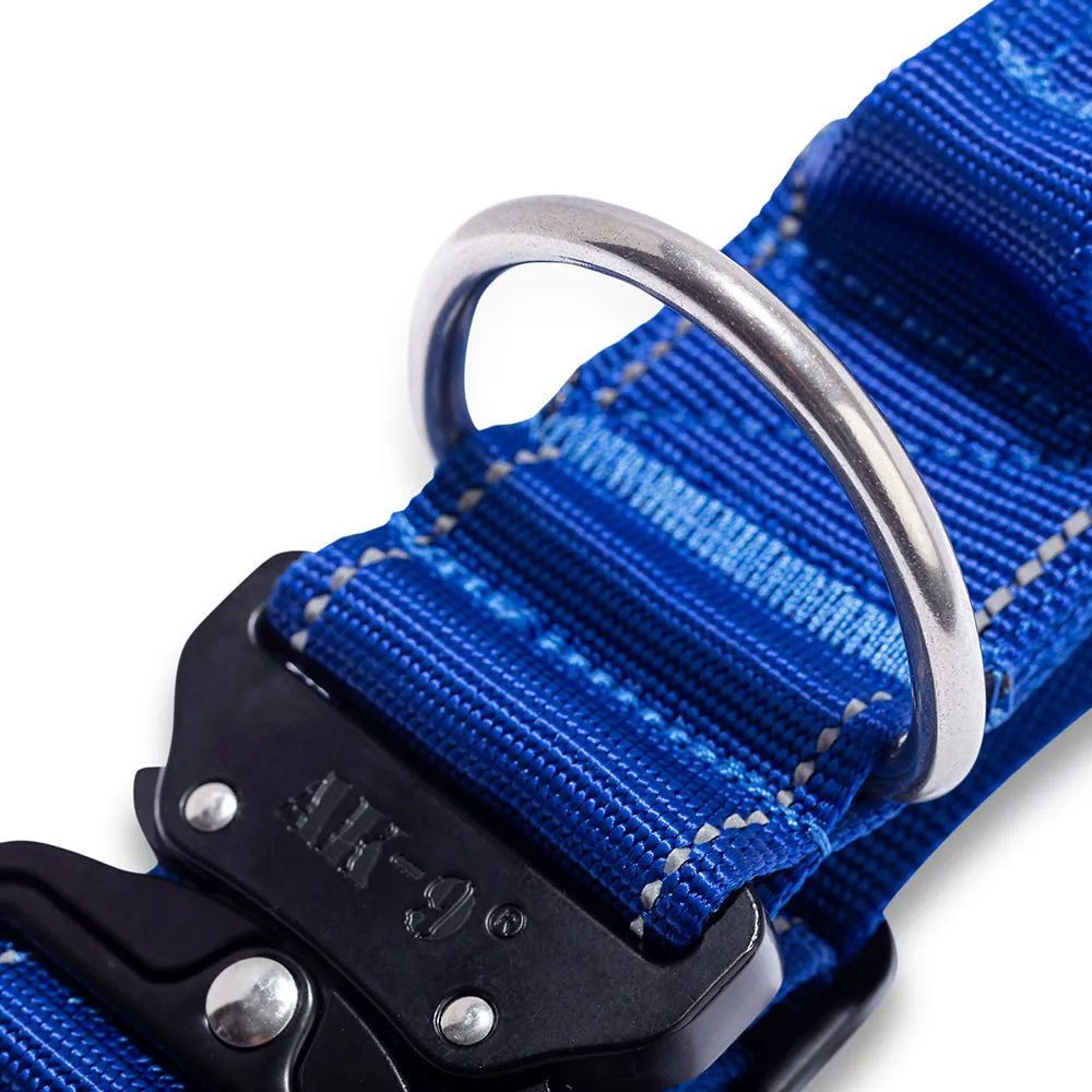 A-K9 | Wide Combat Clip Collar with Handle for Bullies & Strong Dogs