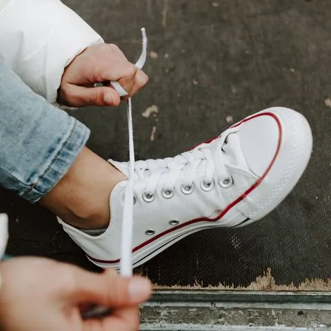 [All White] - Flat Premium Shoelaces