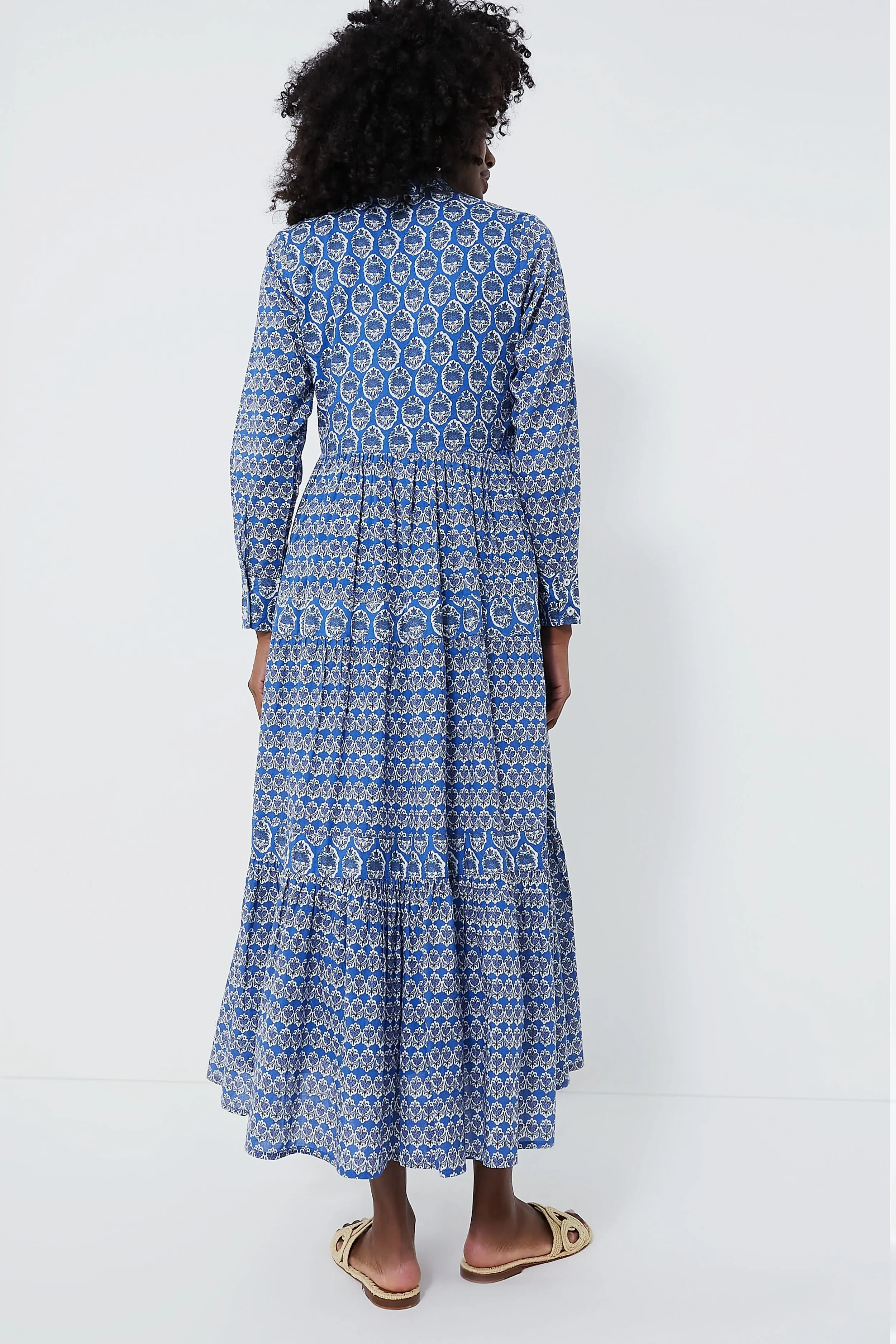 Blue Gwenyth Diwali Maxi Dress