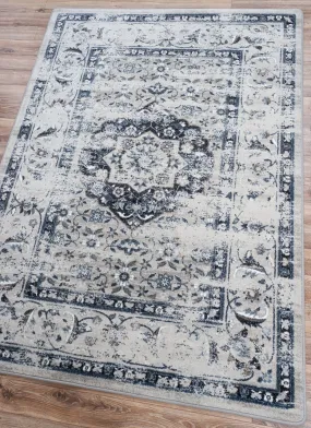 Bristol Mist Distressed Blue/Grey Rugs