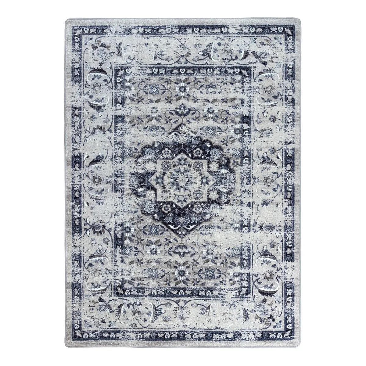 Bristol Mist Distressed Blue/Grey Rugs