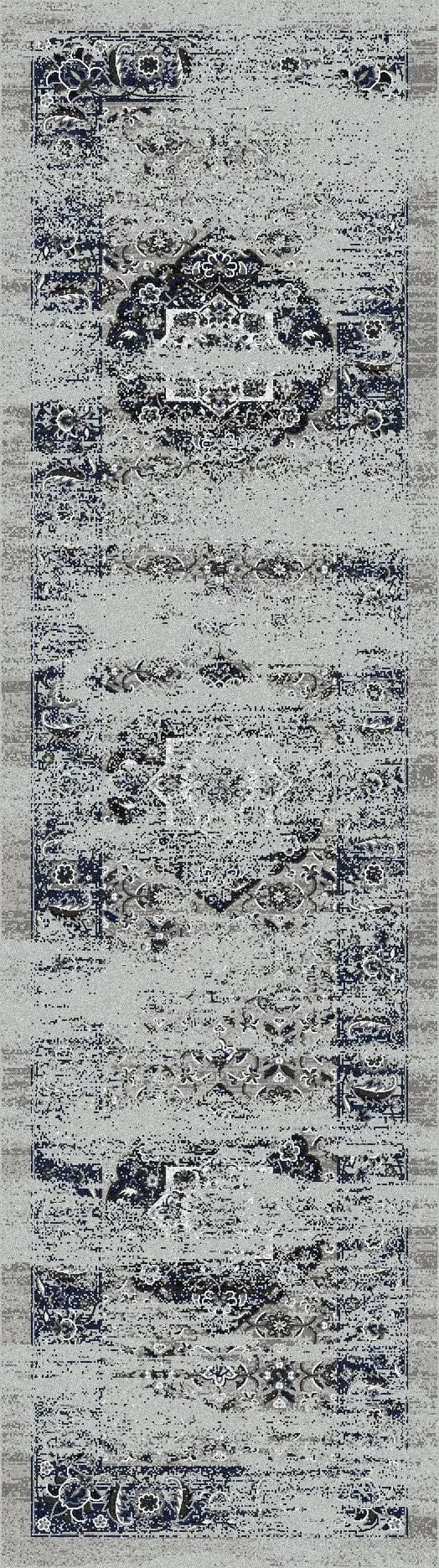 Bristol Mist Distressed Blue/Grey Rugs