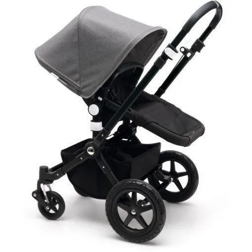 Bugaboo Cameleon3 Black Frame Stroller with Leather Look Handle