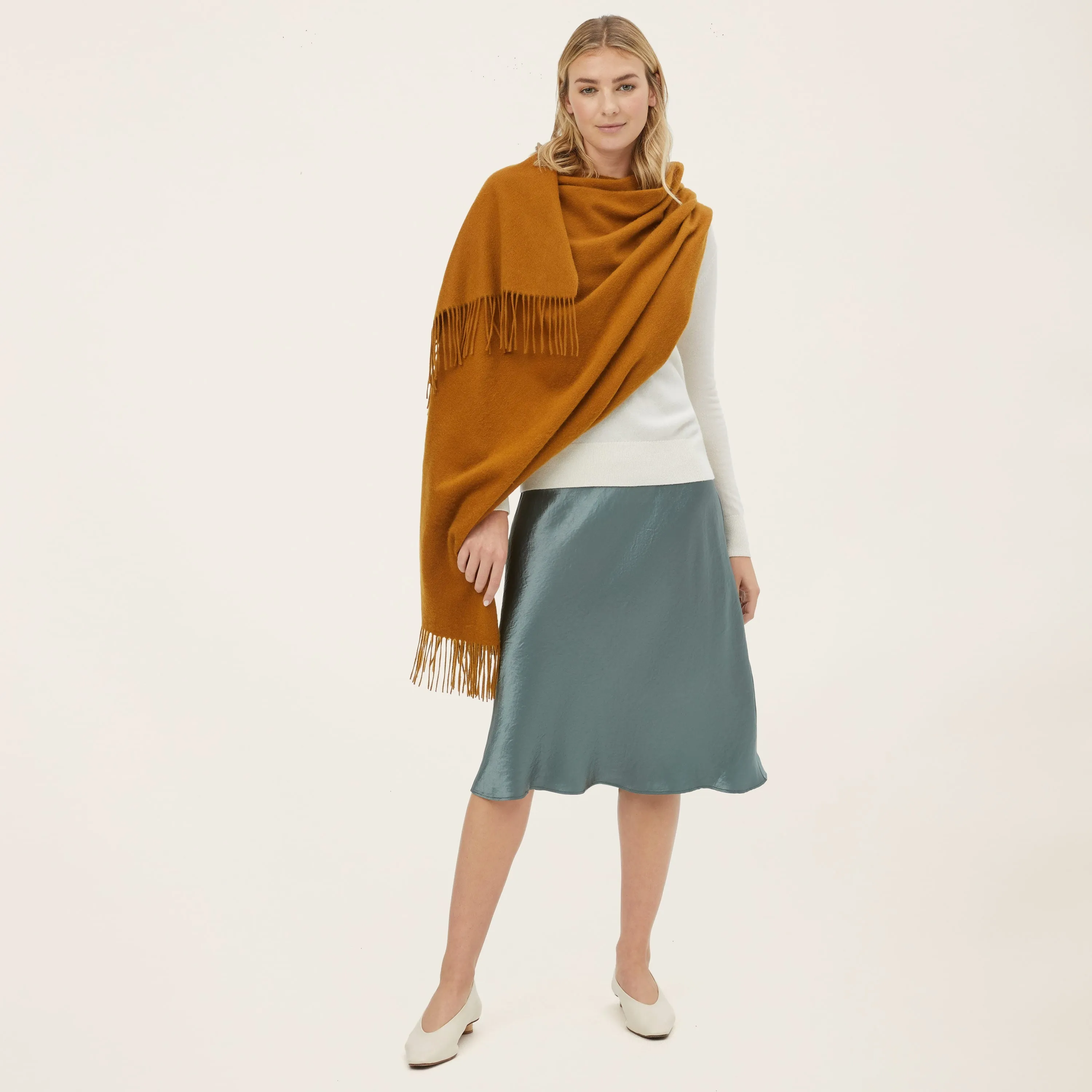 Cleo Oversized Cashmere Scarf