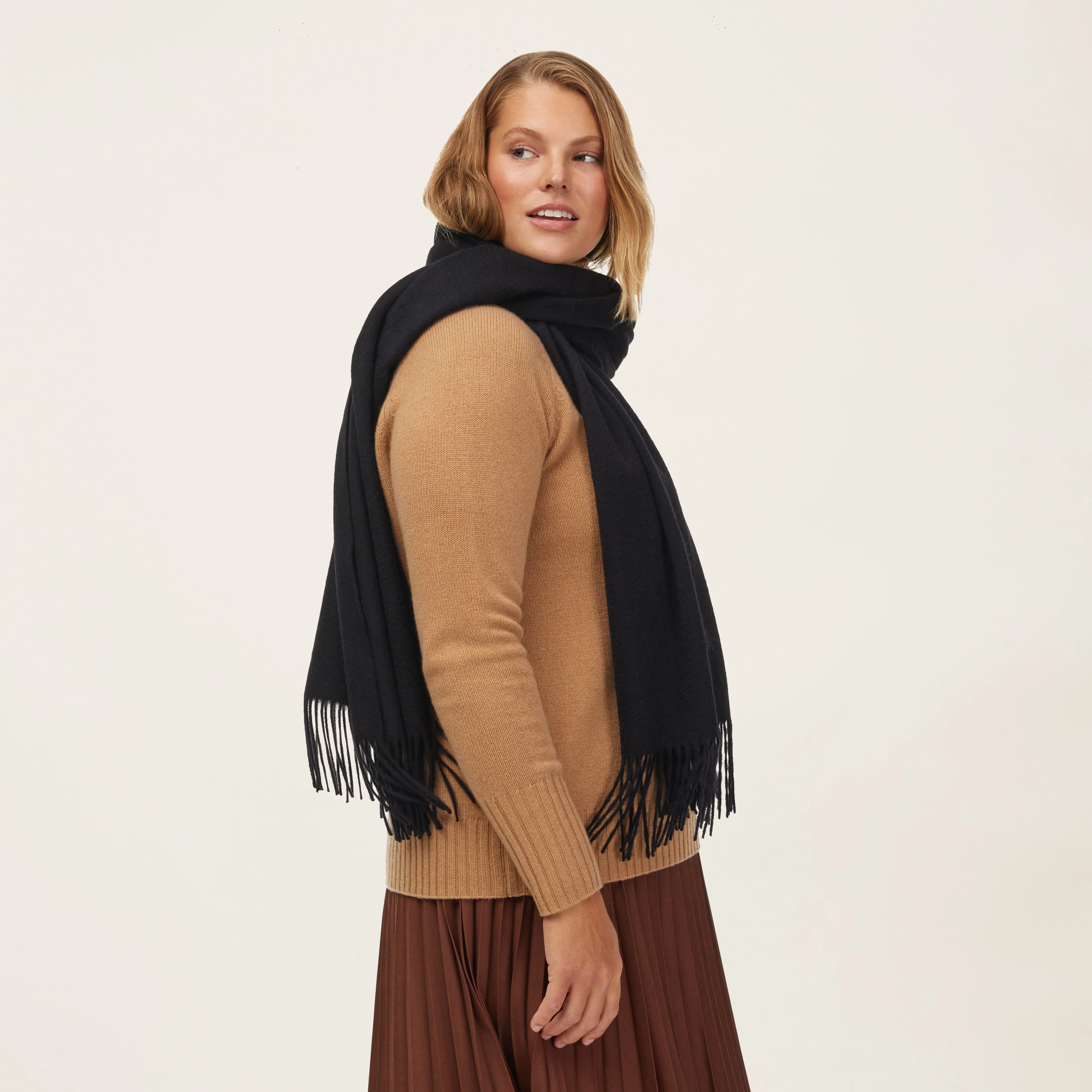 Cleo Oversized Cashmere Scarf