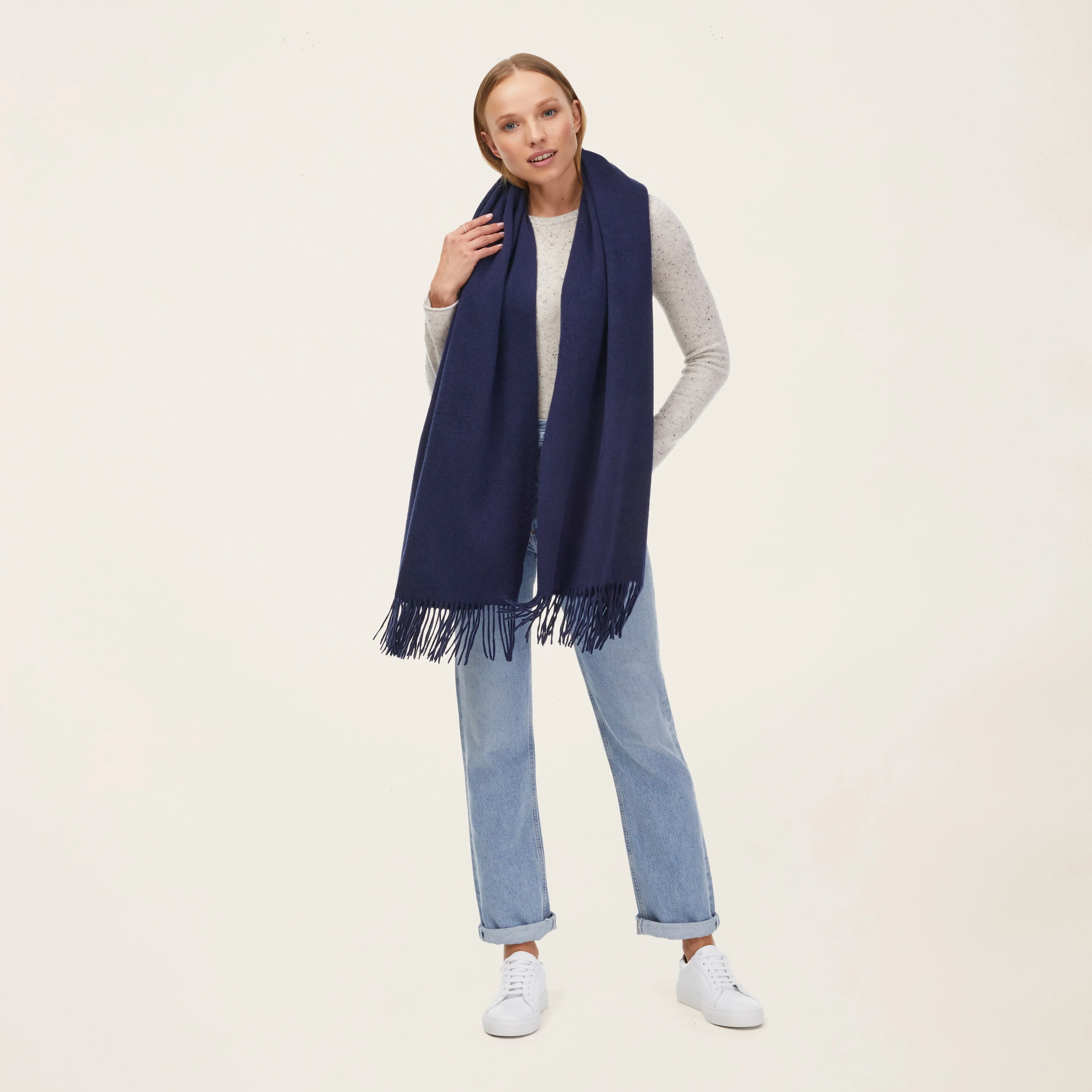 Cleo Oversized Cashmere Scarf