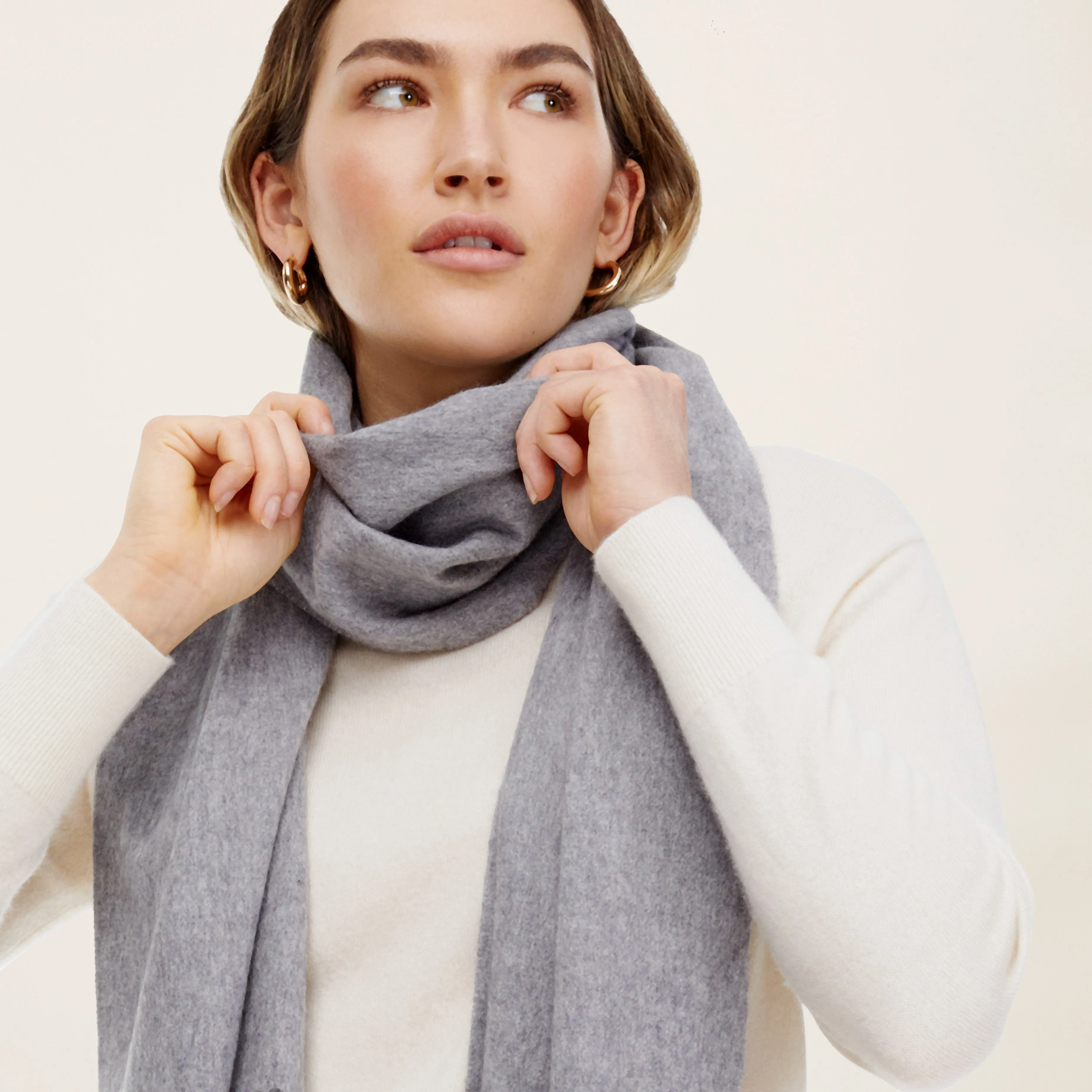 Cleo Oversized Cashmere Scarf