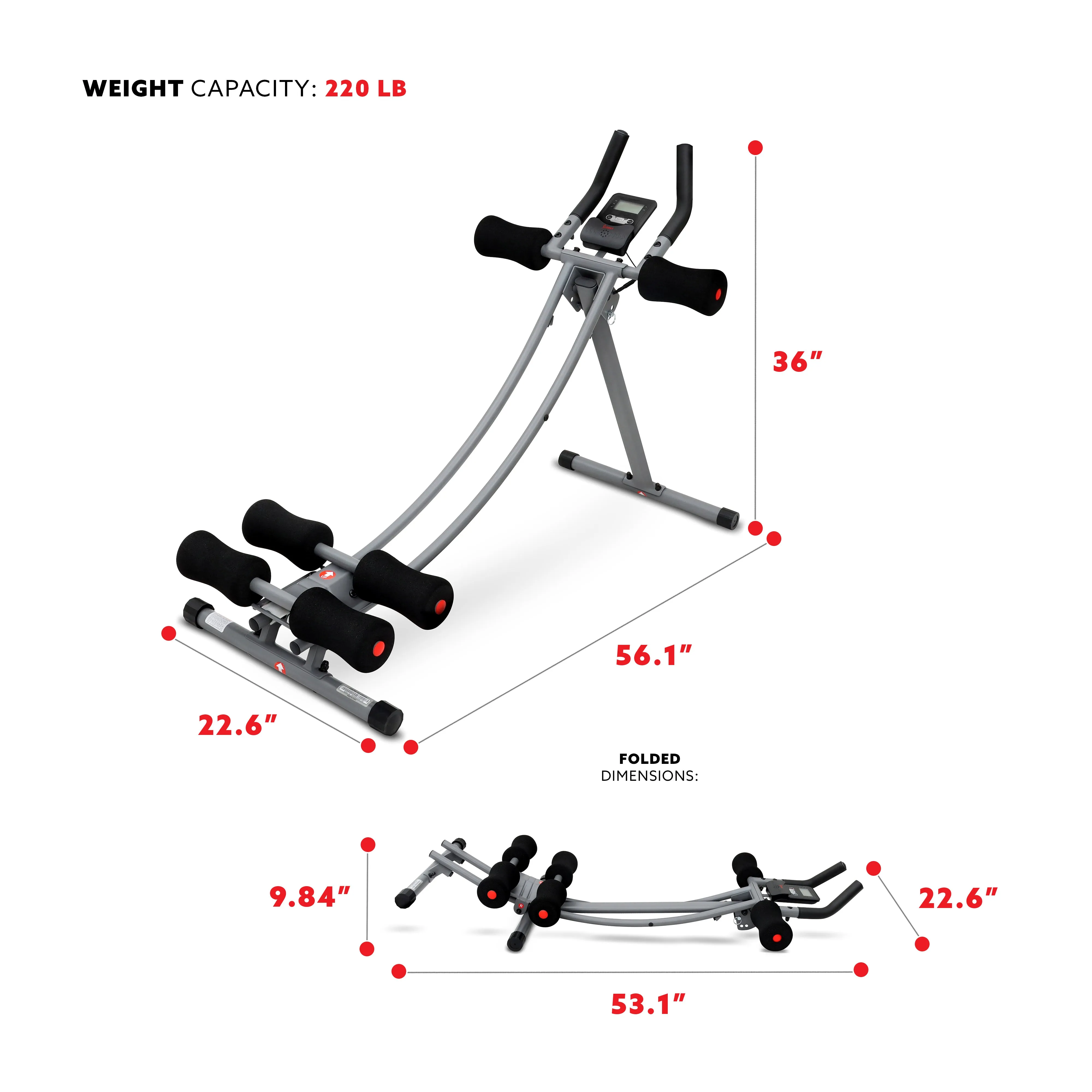 Core Glider Ab Trainer Machine