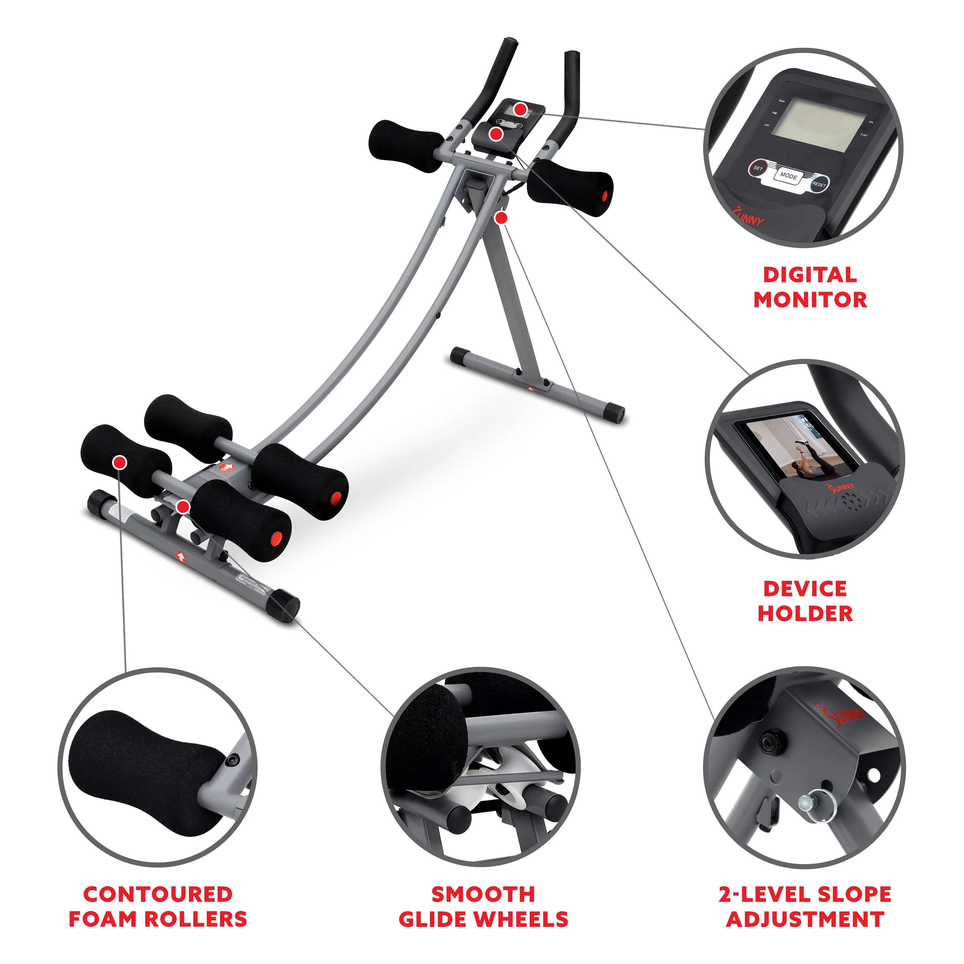 Core Glider Ab Trainer Machine