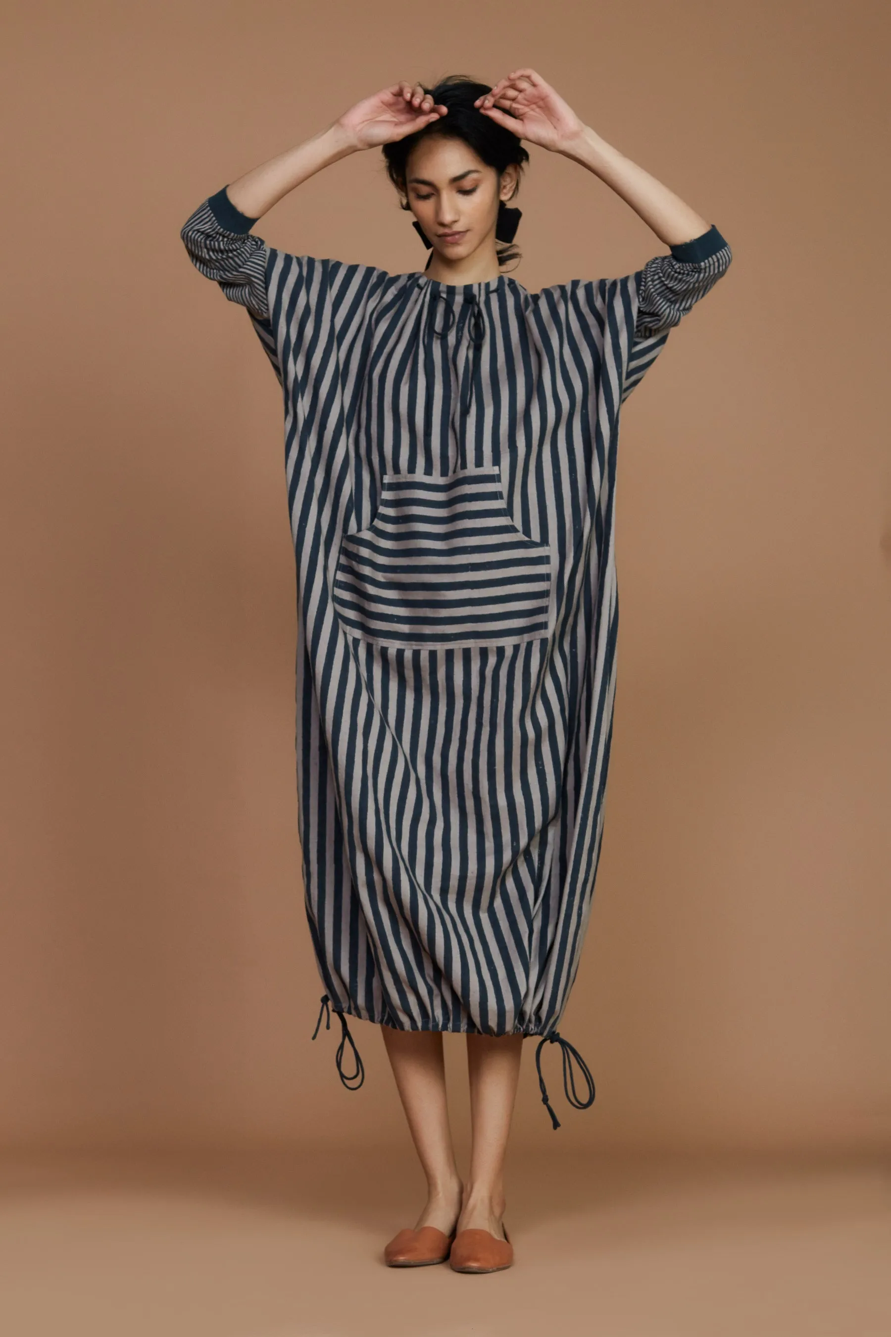 DS Grey Striped Dress