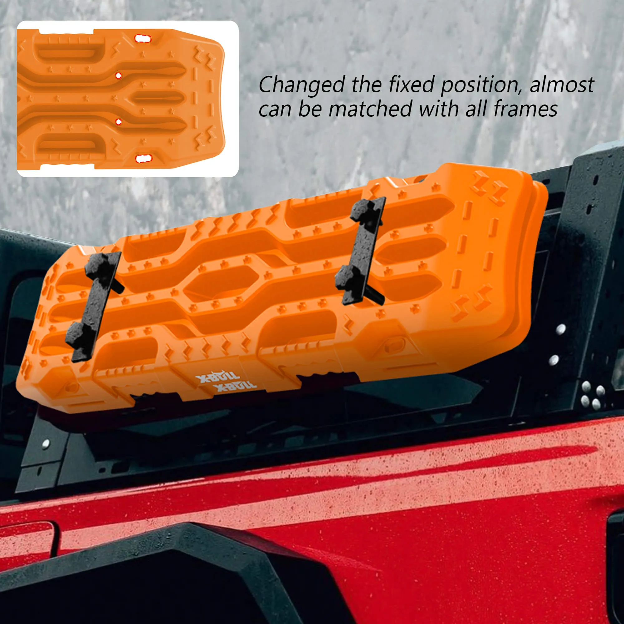 Enhanced Durability 4X4 Recovery Tracks Sand Snow Mud 2PCS - XBULL