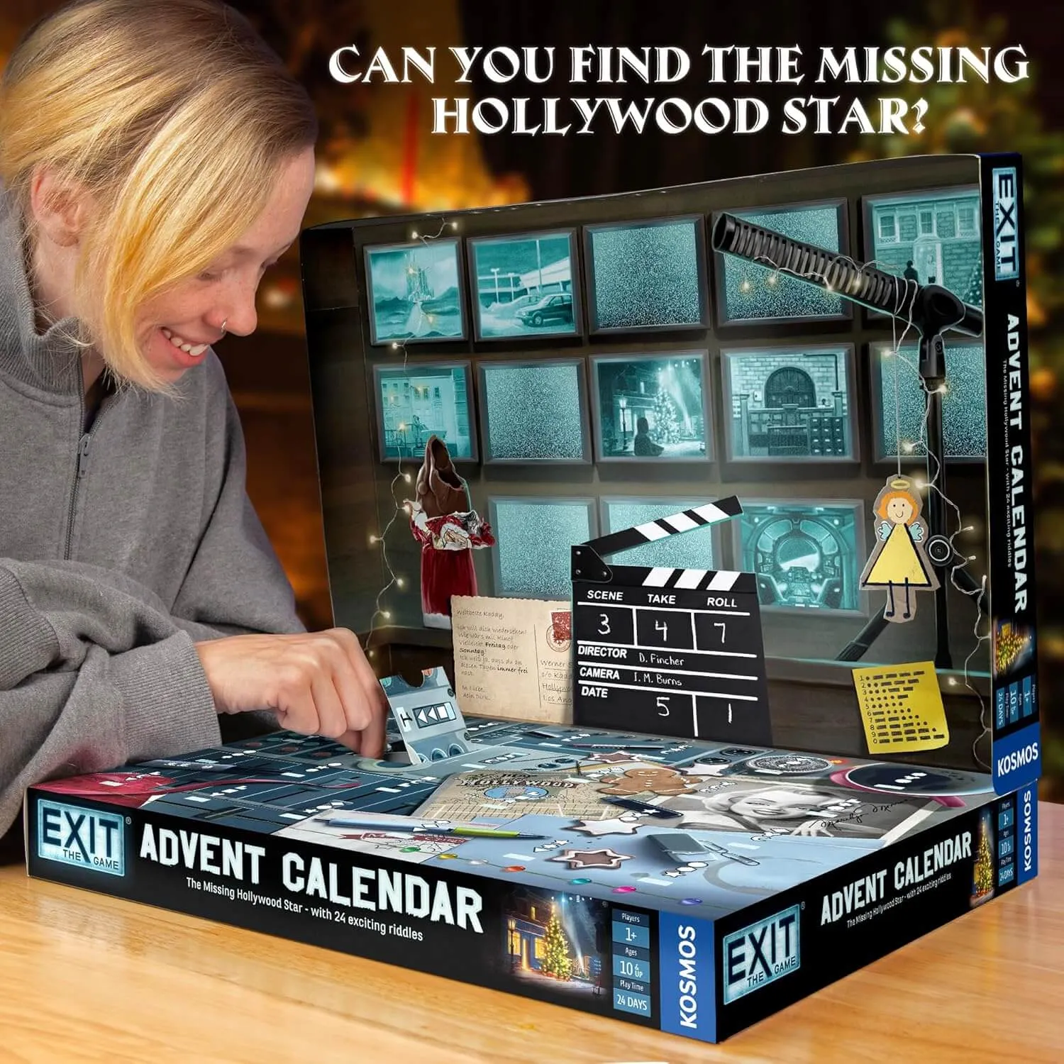 EXIT Advent Calendar The Missing Hollywood Star- Thames & Kosmos