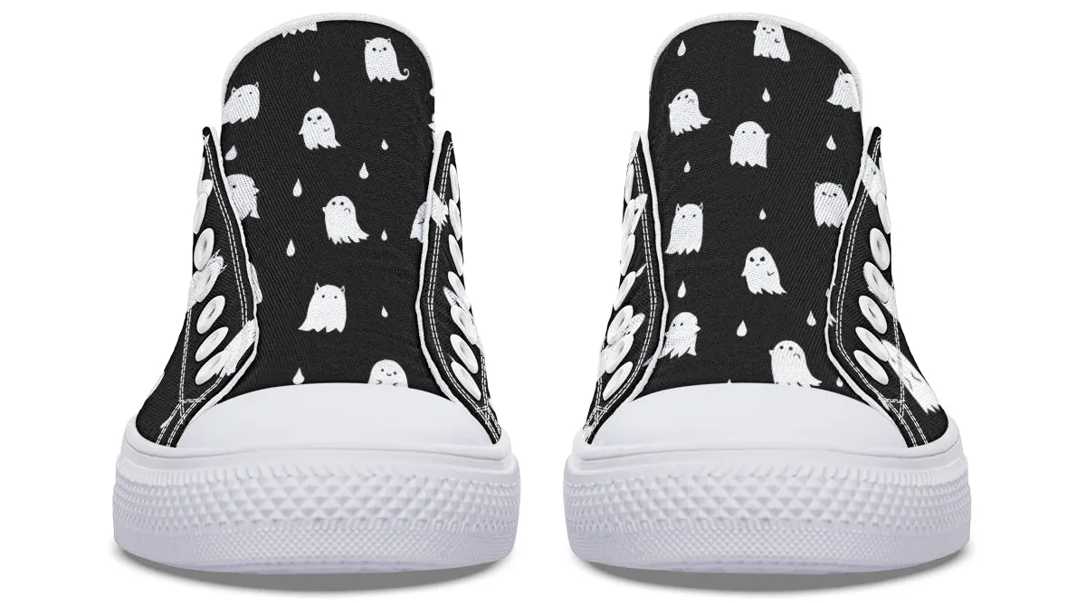 Ghost Party Low Tops - Classic Premium Canvas Shoes with Comfortable and Durable Soles