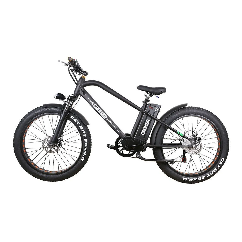 GlareWheel EB-X10 26inch Fat Tire Electric Mountain Bicycle