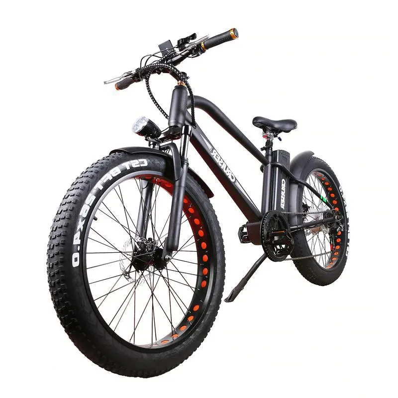 GlareWheel EB-X10 26inch Fat Tire Electric Mountain Bicycle