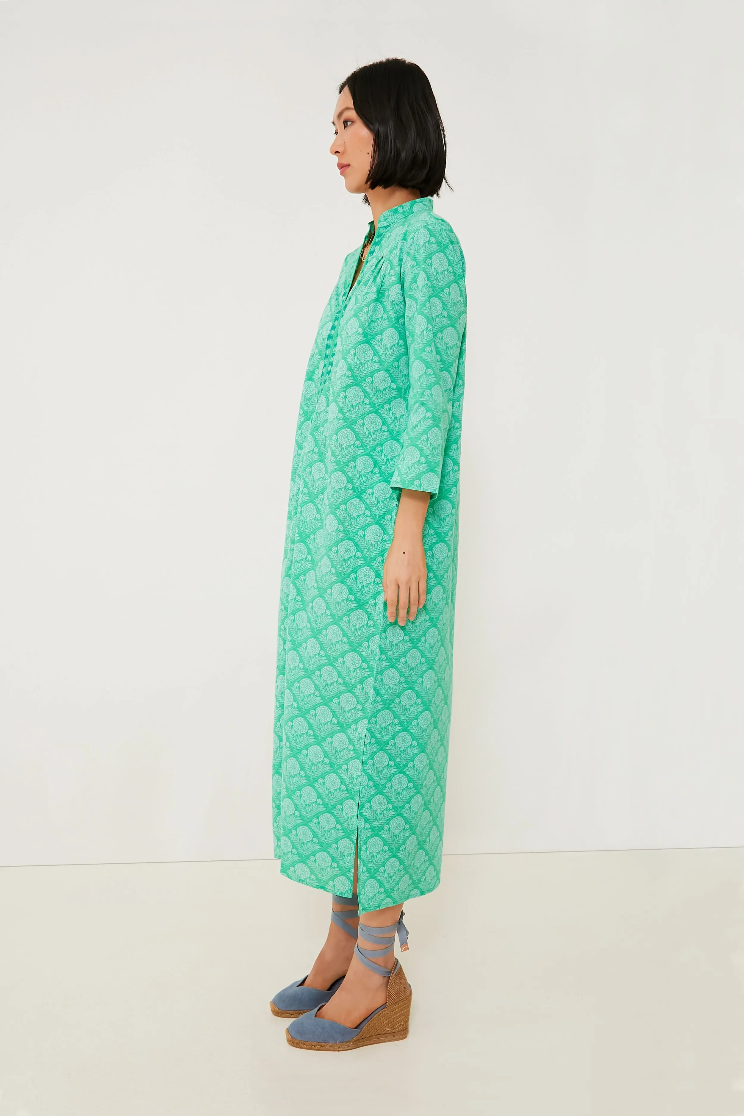 Green Lauren Clorinda Long Kurta