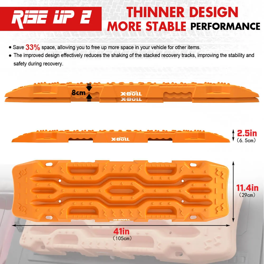 Heavy-Duty 4X4 Recovery Tracks for Sand, Mud, Snow - XBULL RISEUP