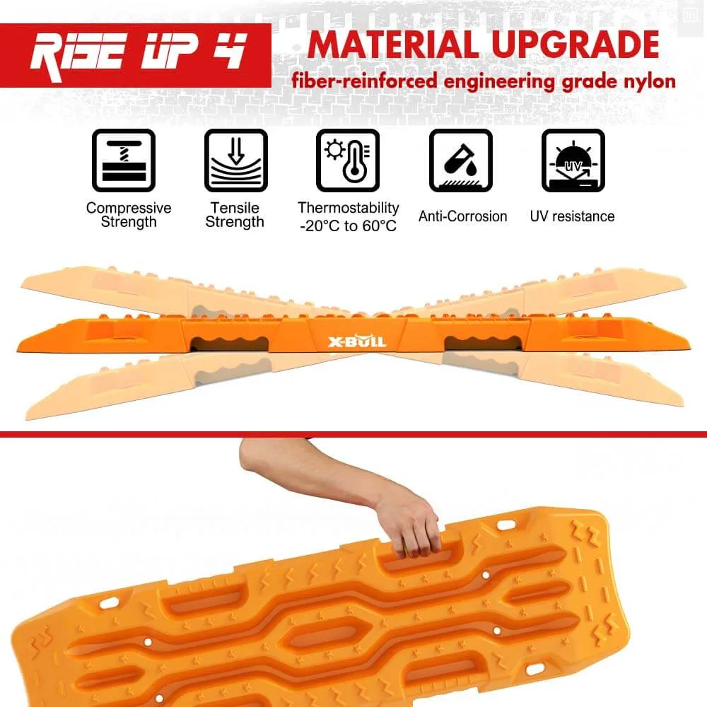 Heavy-Duty 4X4 Recovery Tracks for Sand, Mud, Snow - XBULL RISEUP