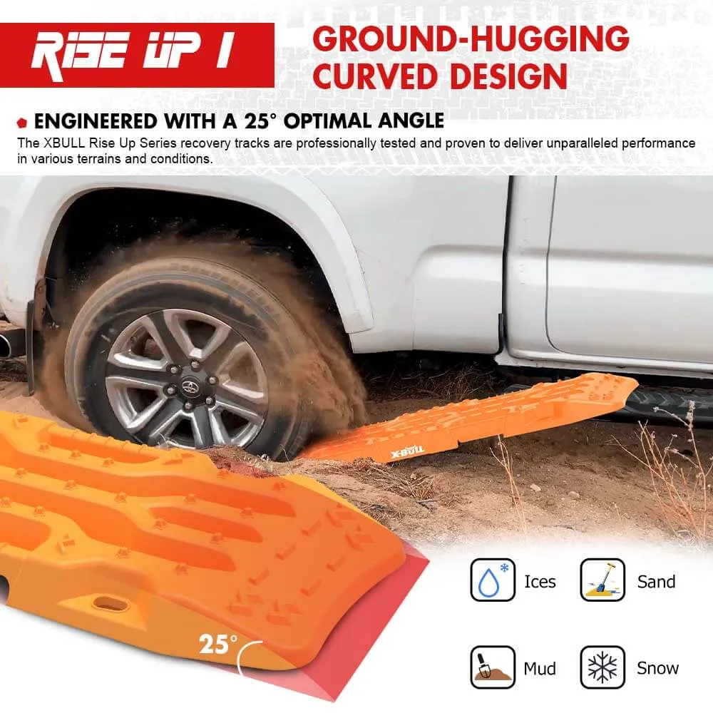 Heavy-Duty 4X4 Recovery Tracks for Sand, Mud, Snow - XBULL RISEUP