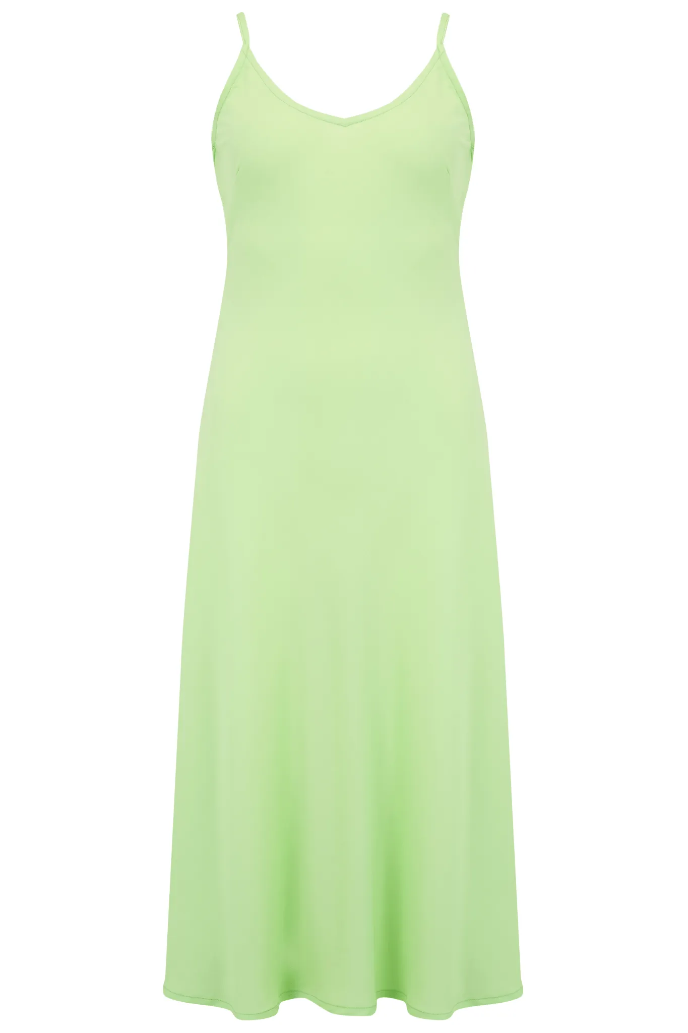 Jade Midi Dress In Lime