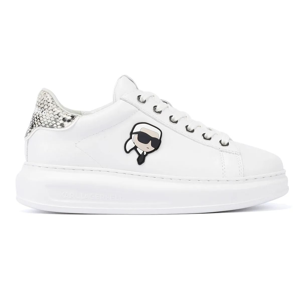 Karl Lagerfeld Kapri NFT Lo Lace Women's White Trainers