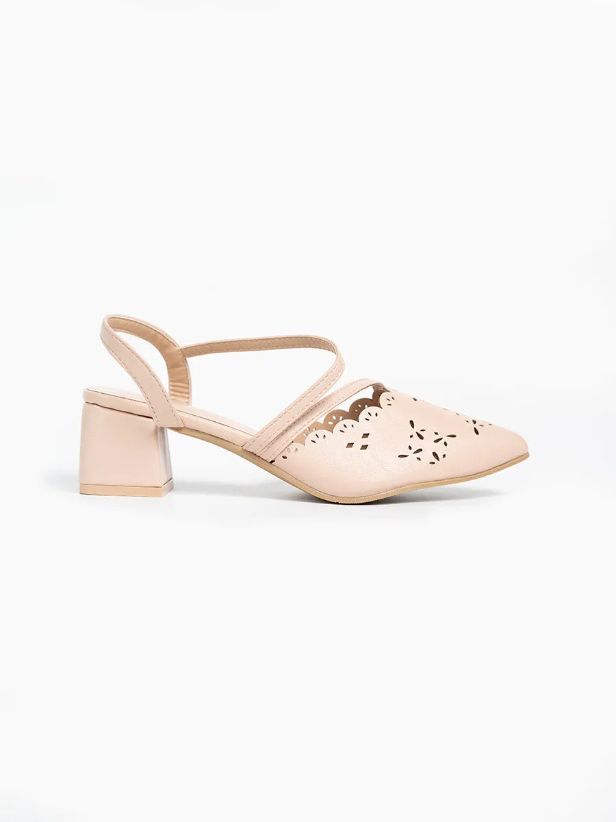 Kirana Eyelet Pump Heels