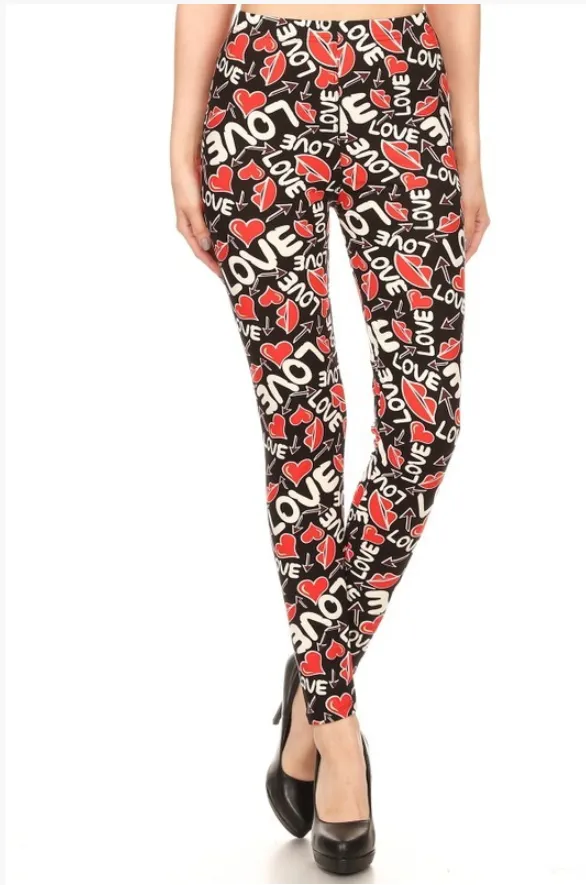 L-O-V-E Print Legging