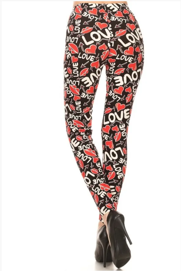 L-O-V-E Print Legging