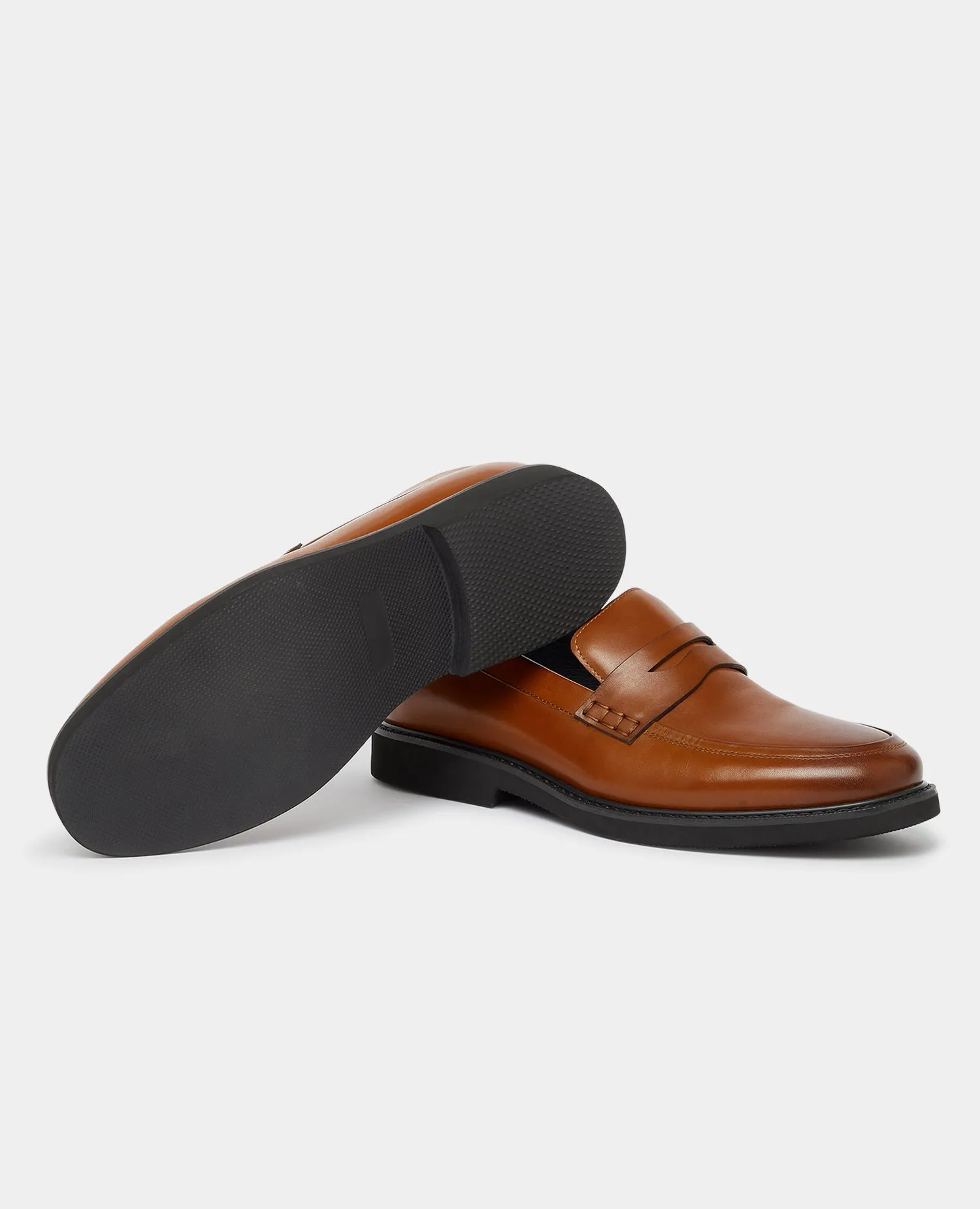 Leather Slip On Loafer