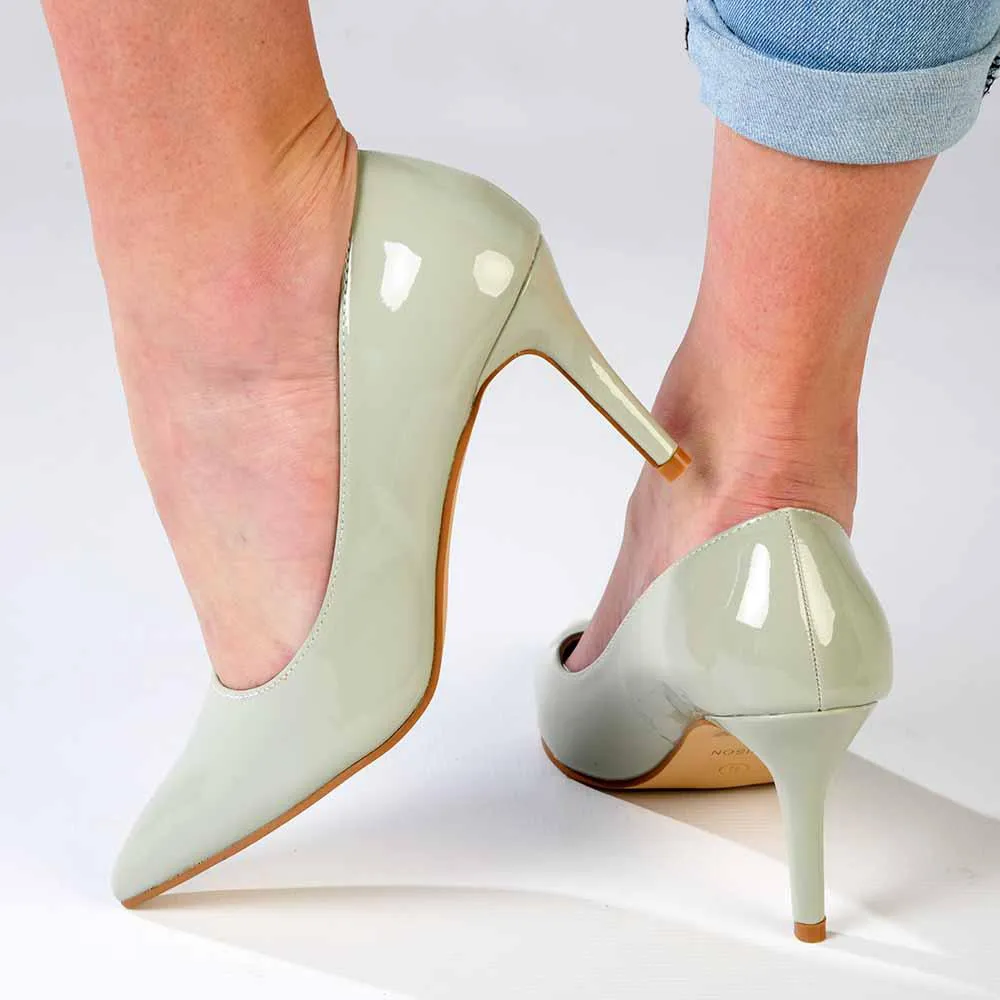 Madison Penny 5 Court Heels - Sage