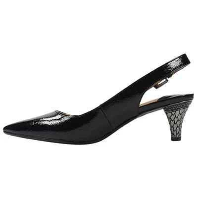 MAYETTA-Black Pearlized Patent | L'AMOUR DES PIEDS