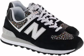 New Balance Trainers Womens 574 Black Beige