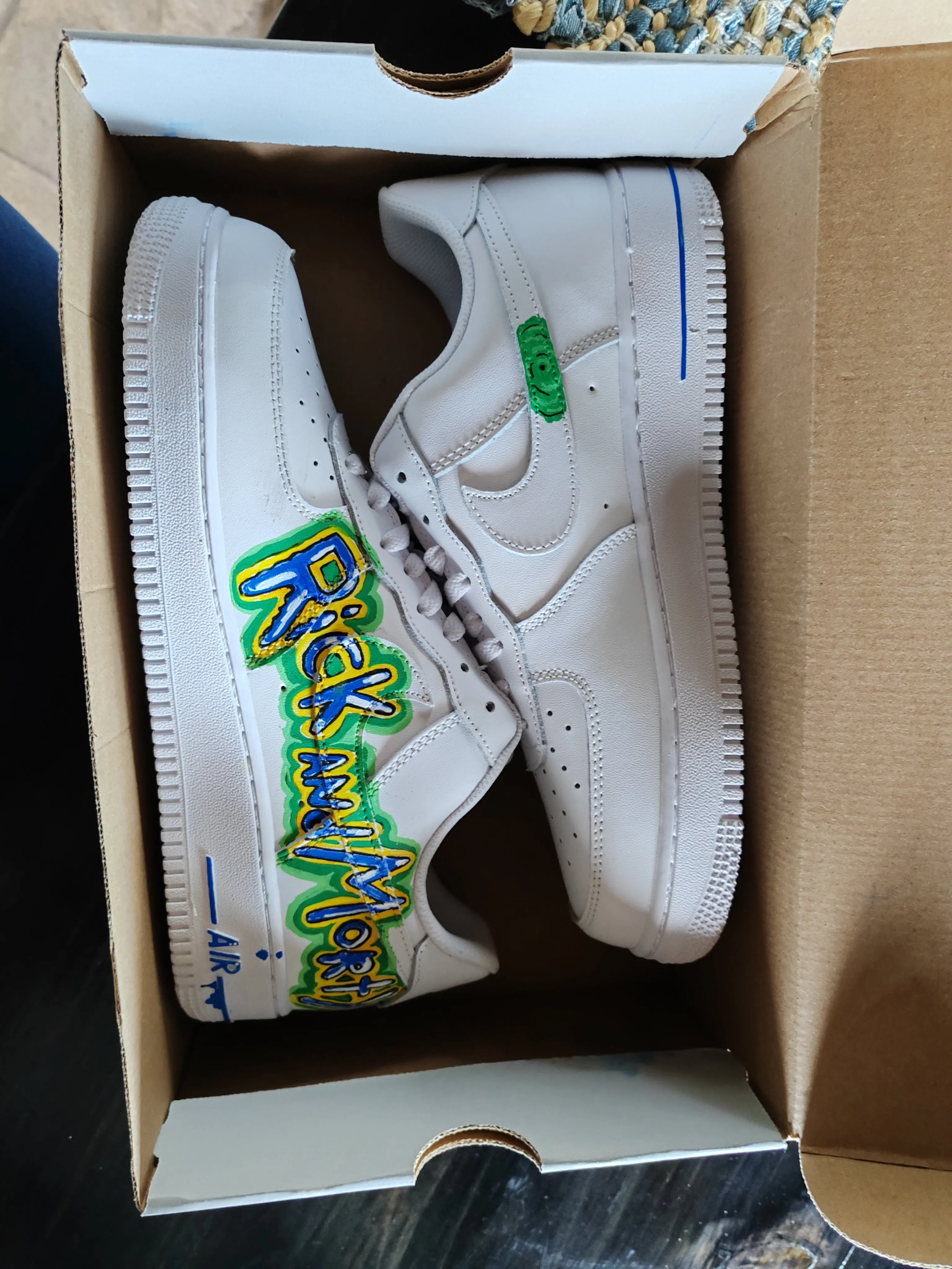 NEW*  Pre-Order * Custom Made Rick And Morty Sneakers