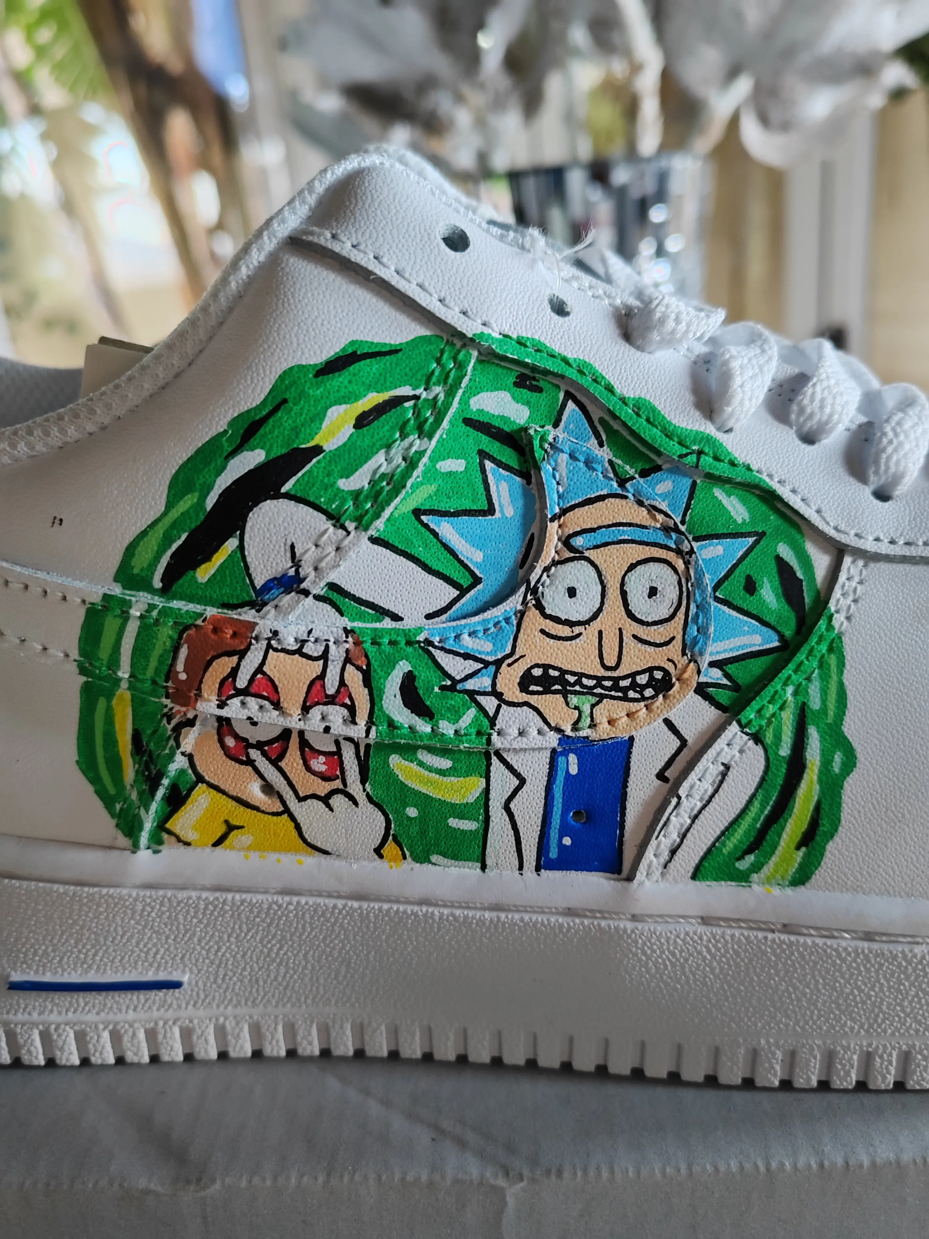 NEW*  Pre-Order * Custom Made Rick And Morty Sneakers