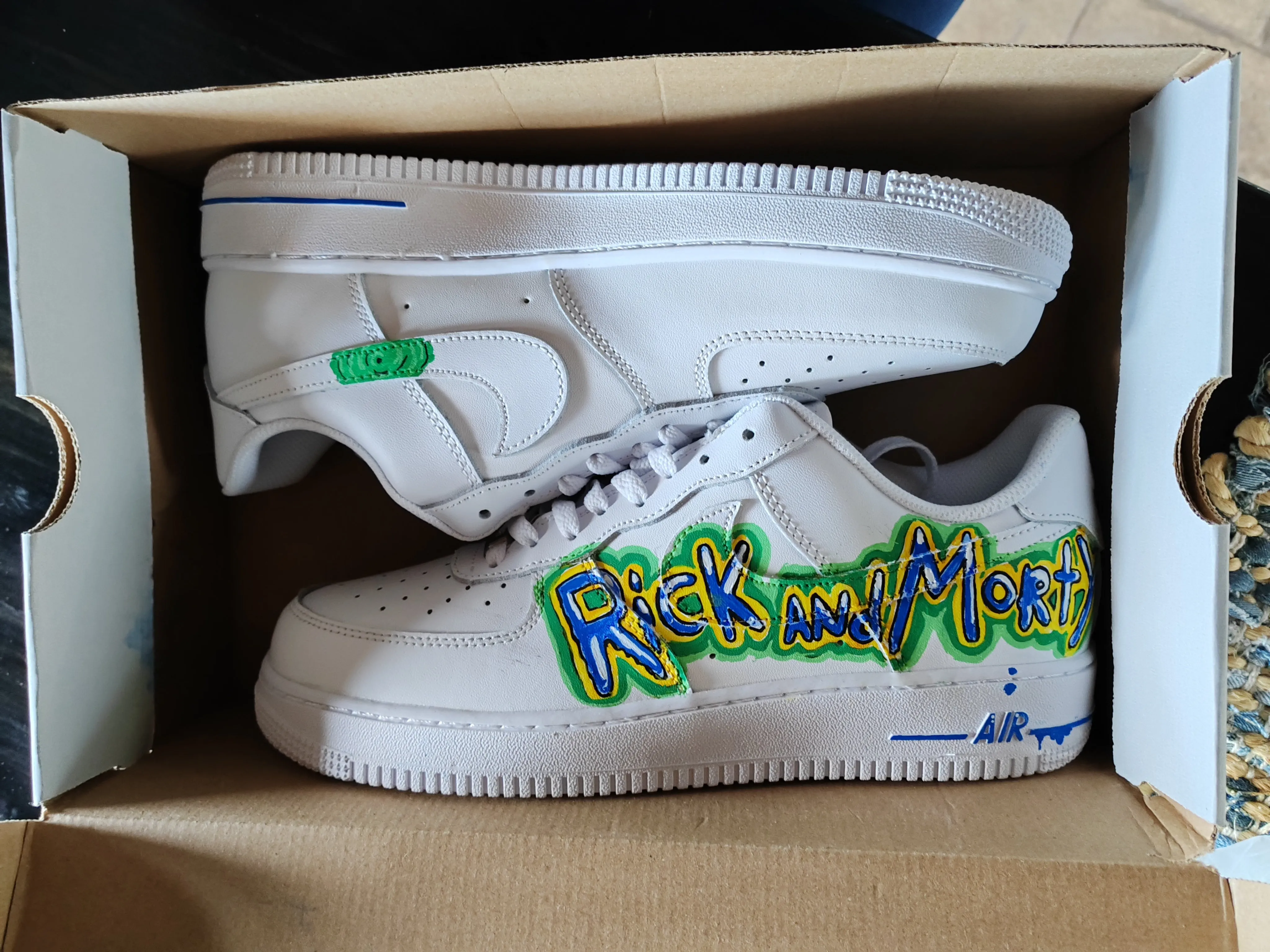 NEW*  Pre-Order * Custom Made Rick And Morty Sneakers