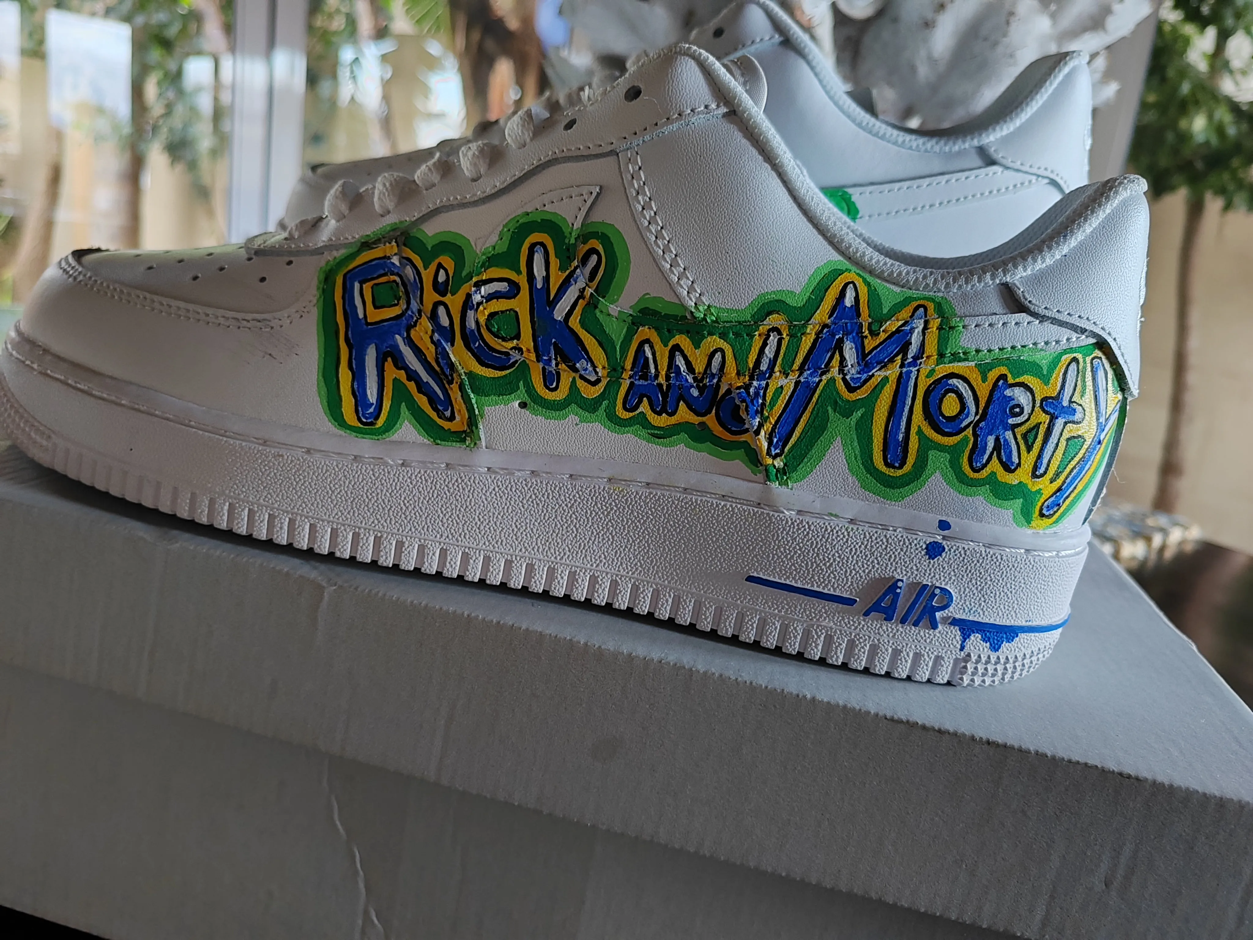 NEW*  Pre-Order * Custom Made Rick And Morty Sneakers