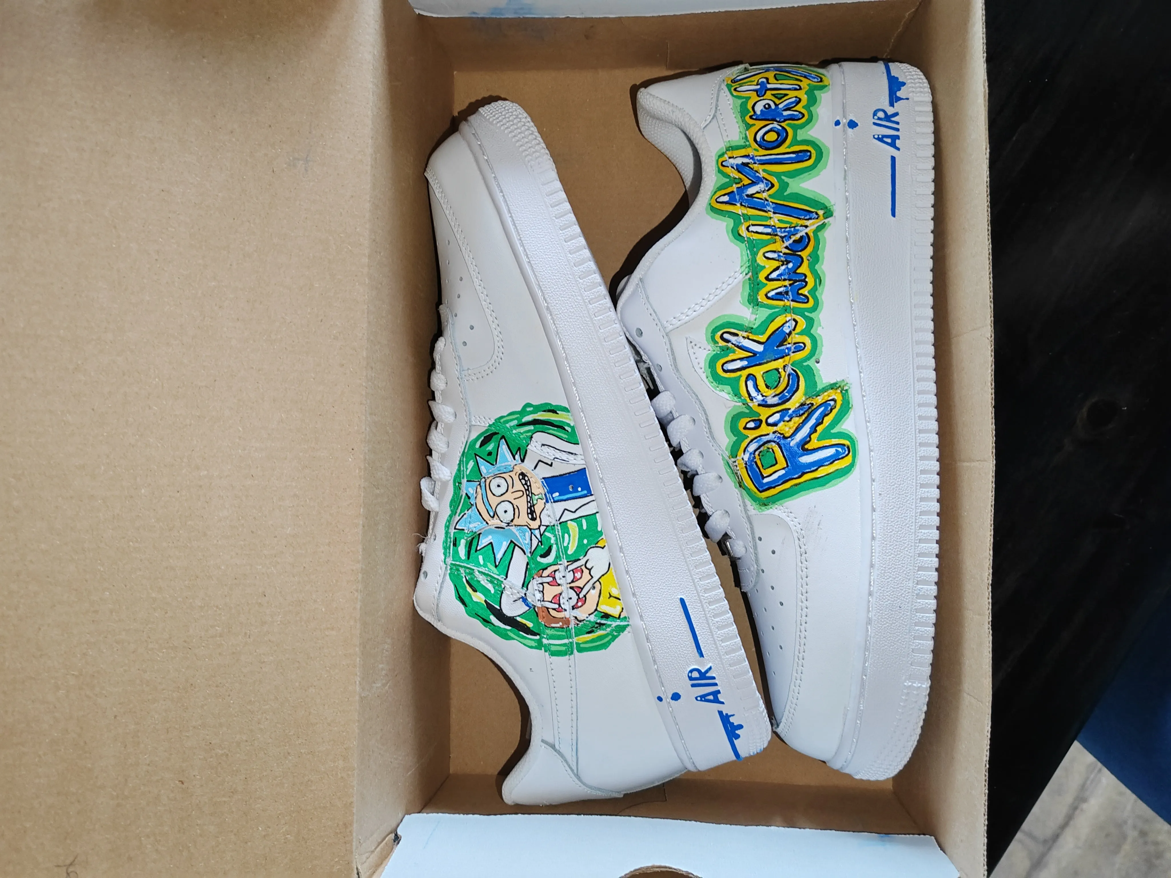 NEW*  Pre-Order * Custom Made Rick And Morty Sneakers