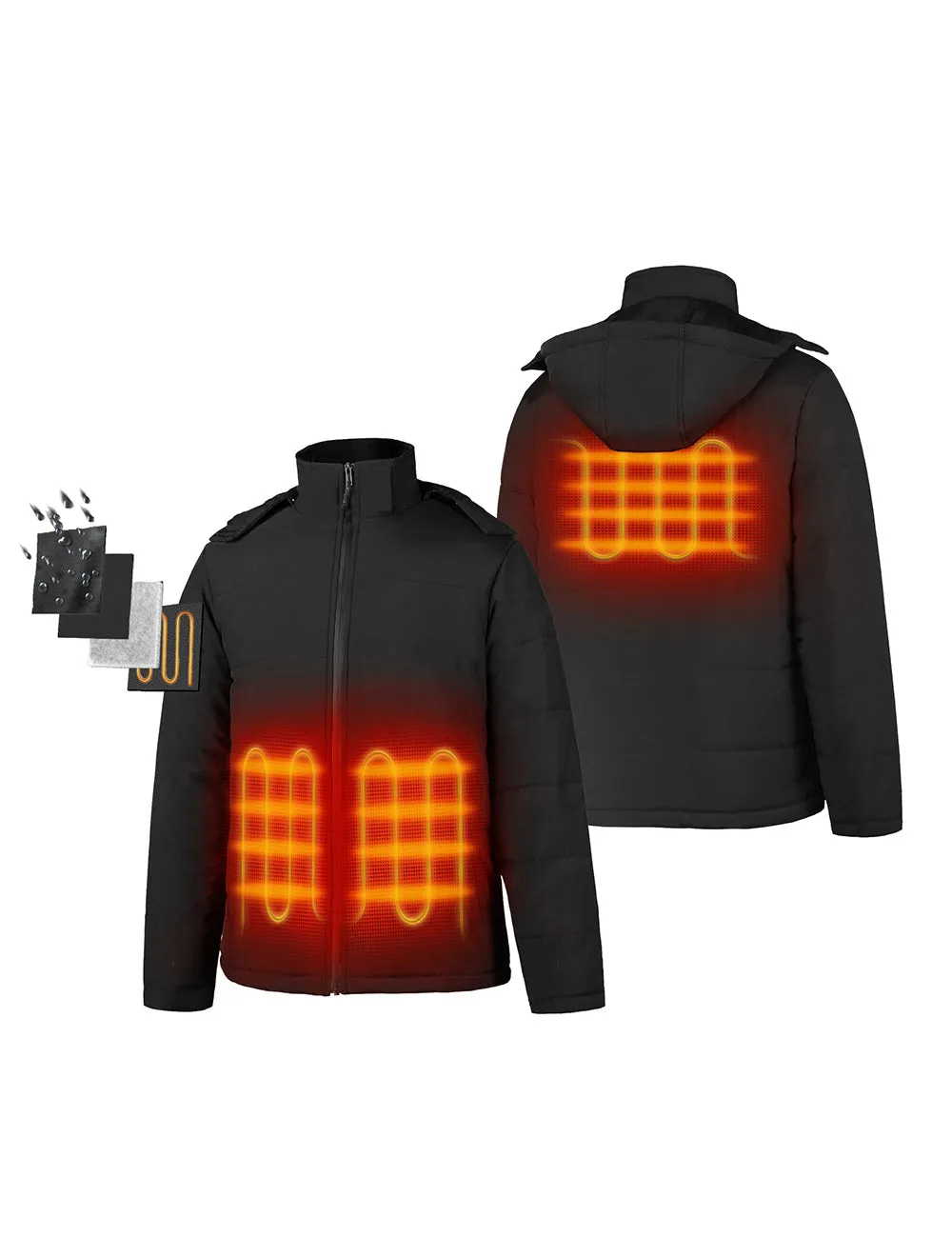 (Open-box) Men's Heated Thermolite® Jacket - Black