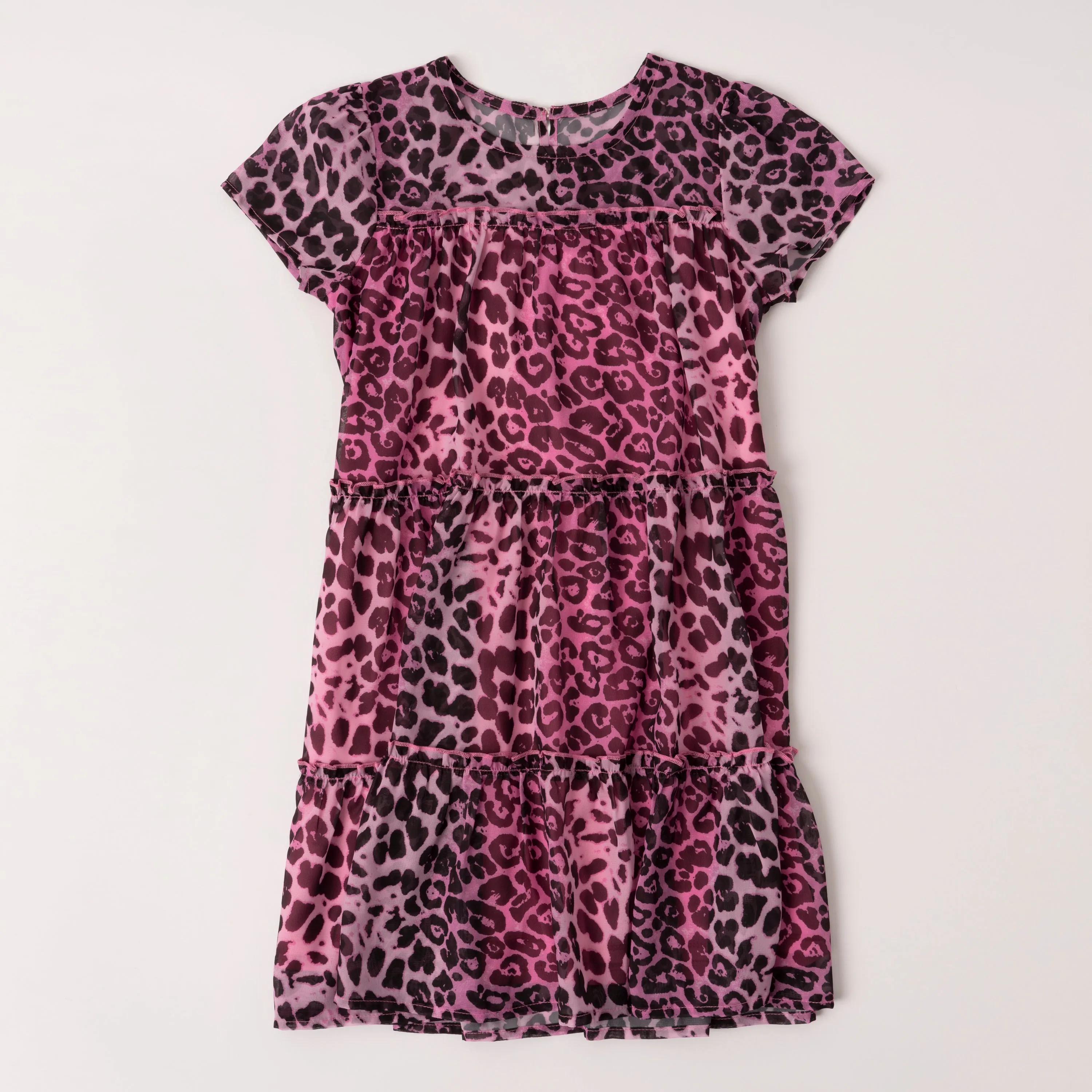 Pink Leopard Dress