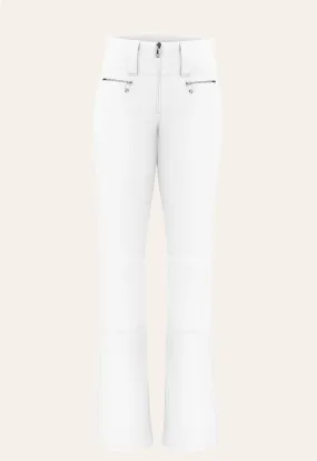 Poivre Blanc W24-0822 Shorter length Stretch Ski Pant in White