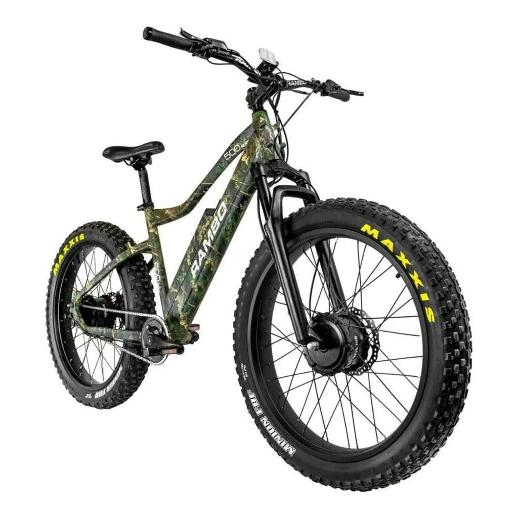 RAMBO Krusader 500W 48V AWD Dual Motor Full Suspension Electric Bike