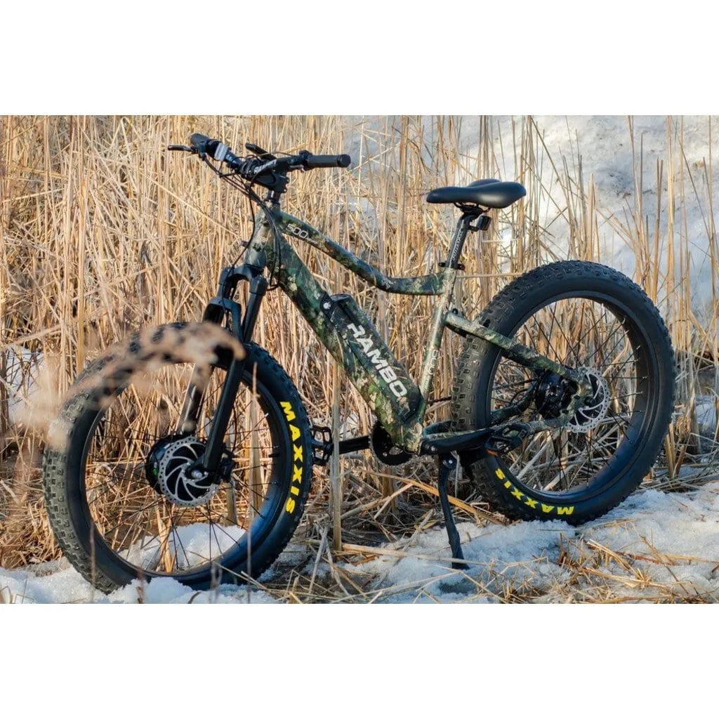 RAMBO Krusader 500W 48V AWD Dual Motor Full Suspension Electric Bike