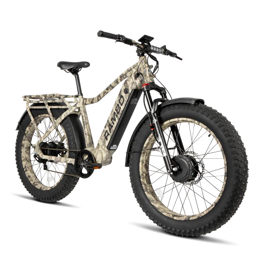 Rambo Megatron 3.0 AWD 48V/20Ah 1000W Fat Tire E-Bike