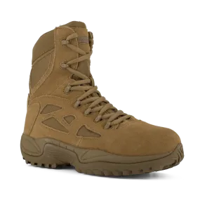 Reebok RB885 Women's Rapid Response Composite Toe Tactical Boots - Side Zip - Coyote