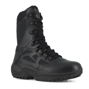 Reebok RB8875 Men's Rapid Response Tactical Boots - Side Zip - Black