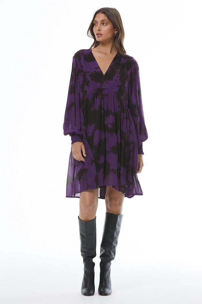 Renee Baby Doll Dress // Electric Purple Vancouver ~ NO RETURNS