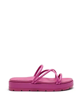 Sliver Flatform Sandal Pink