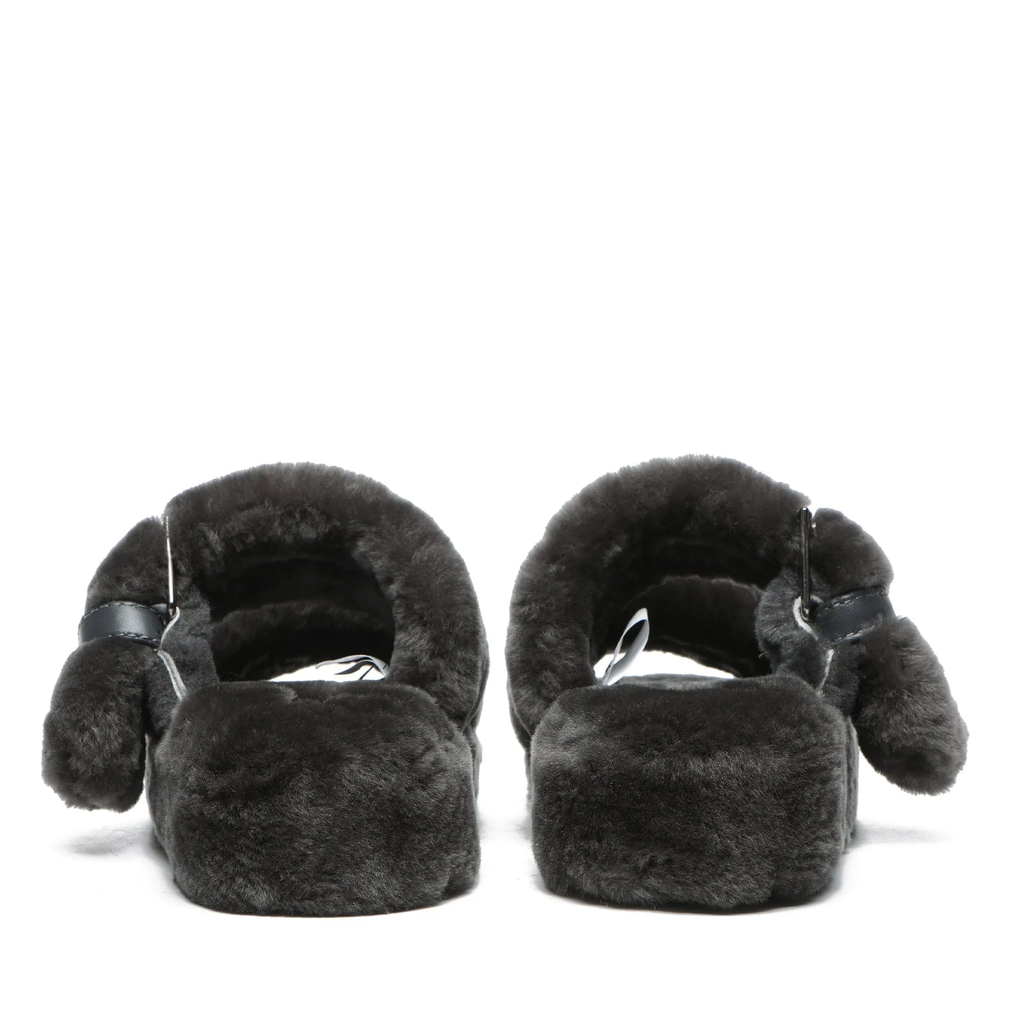 UGG Jamella Fluffy Platform Slides